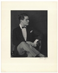 Berenice Abbott Signed Photo Mat of Her Portrait of Rene Crevel -- Measures 16 x 20